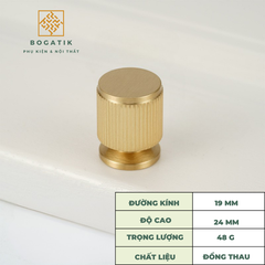 Tay nắm đồng thau ANTOINE
