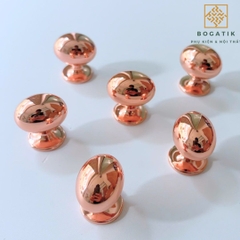 Núm tủ tay nắm cửa tủ ngăn kéo Bogatik núm tủ bếp chất liệu HỢP KIM KẼM màu hồng HK646