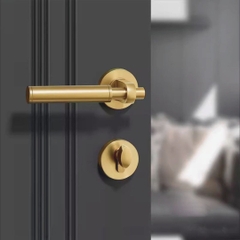 Khóa cửa phân thể  chất lượng đồng thau kiểu dáng tinh tế, hiện đại, tối giản