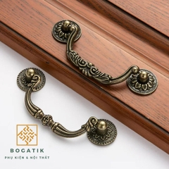Tay nắm cửa tủ ngăn kéo tay nắm cửa gỗ phong cách CỔ ĐIỂN
