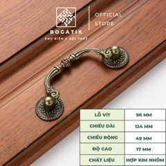 Tay nắm cửa tủ ngăn kéo tay nắm cửa gỗ phong cách CỔ ĐIỂN