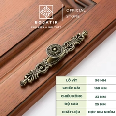 Tay nắm cửa tủ ngăn kéo tay nắm cửa gỗ phong cách CỔ ĐIỂN