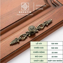 Tay nắm cửa tủ ngăn kéo tay nắm cửa gỗ phong cách CỔ ĐIỂN