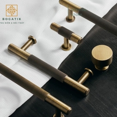 Tay nắm cửa tủ ĐỒNG THAU DT803 DT806, tay nắm tủ bếp, tủ quần áo hàng cao cấp BOGATIK