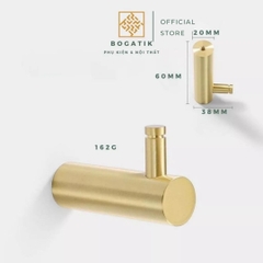 Móc treo tường, móc treo quần áo ĐỒNG THAU cao cấp