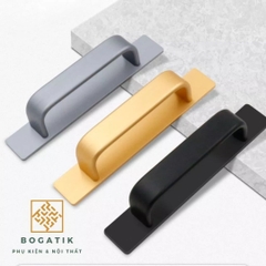 Tay nắm cửa tủ ngăn kéo tay nắm tủ bếp dùng keo dính không bắt vít đục lỗ tiện lợi hợp kim nhôm chất lượng tốt