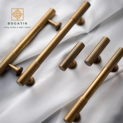 Tay nắm tủ ĐỒNG THAU, tay nắm cửa tủ bếp, tủ quần áo cao cấp, hàng có sẵn DT810