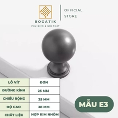 Núm tủ tay nắm cửa tủ ngăn kéo Bogatik núm tủ bếp chất liệu HỢP KIM NHIỀU MÀU hiện đại