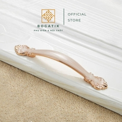 Tay nắm cửa tủ ngăn kéo tay nắm tủ bếp đuôi hoa văn chất liệu hợp kim tinh tế & tối giản