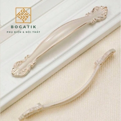 Tay nắm cửa tủ ngăn kéo tay nắm tủ bếp đuôi hoa văn chất liệu hợp kim tinh tế & tối giản