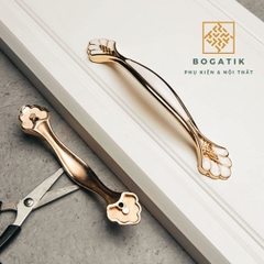 Tay nắm cửa tủ ngăn kéo tay nắm tủ bếp đuôi hoa văn chất liệu hợp kim tinh tế & tối giản