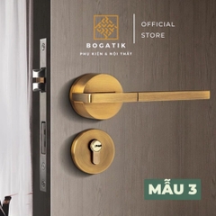 Khoá cửa tay gạt khóa cửa gỗ OPERA công trình chất liệu hợp kim nhôm 3 MÀU tinh tế và chất lượng tốt