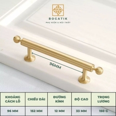 Tay nắm cửa tủ ĐỒNG THAU, tay nắm tủ bếp, tủ quần áo hàng cao cấp BOGATIK