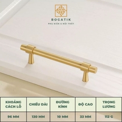 Tay nắm tủ ĐỒNG THAU, tay nắm tủ quần áo tủ bếp phong cách hiện đại sang trọng đẳng cấp DT816