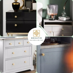 Núm tay nắm tủ bếp, tay nắm tủ quần áo nhiều kiểu dáng, kích thước chất liệu đồng thau cao cấp