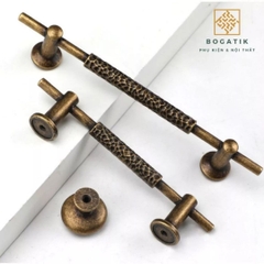 Tay nắm cửa tủ, tay nắm tủ màu Vintage, cổ điển cao cấp hợp kim kẽm siêu bền