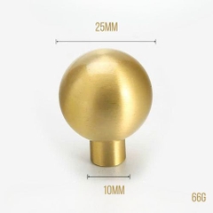 Núm tủ đồng thau hình cầu tròn độc đáo SPHERE