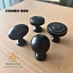 Núm tủ tay nắm cửa tủ ngăn kéo Bogatik núm tủ bếp chất liệu HỢP KIM NHIỀU MÀU hiện đại