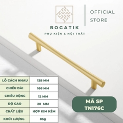 Núm cửa tủ ngăn kéo, tủ bếp hợp kim kẽm màu vàng kim nặng tay, cao cấp và hiện đại