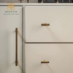 Tay nắm tủ ĐỒNG THAU, tay nắm cửa tủ bếp, tủ quần áo cao cấp, hàng có sẵn DT810