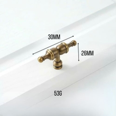 Tay nắm tủ quần áo hình nơ BOWA, núm tủ đồng thau nhẹ nhàng sang trọng phong cách Pháp