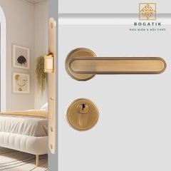 Khóa cửa phòng tách rời, im lặng kiểu Trung Quốc mới hoàn toàn bằng đồng sang trọng nhẹ nhàng DTD721