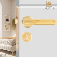 Khóa cửa phòng tách rời, im lặng kiểu Trung Quốc mới hoàn toàn bằng đồng sang trọng nhẹ nhàng DTD721
