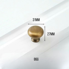 Tay nắm tủ quần áo hình nơ BOWA, núm tủ đồng thau nhẹ nhàng sang trọng phong cách Pháp
