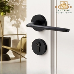 Khóa cửa phòng tách rời, im lặng  hoàn toàn bằng đồng sang trọng nhẹ nhàng DTD736