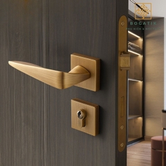 Khóa cửa phòng tách rời, im lặng hoàn toàn bằng đồng sang trọng nhẹ nhàng DTD740