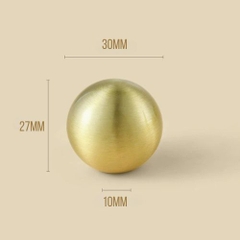 Tay nắm đồng thau hình cầu tròn MAGA