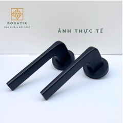 Tay nắm cửa gạt phân thể, khóa cửa phòng ROCKY hợp kim kẽm cao cấp, phong cách hiện đại, tối giản