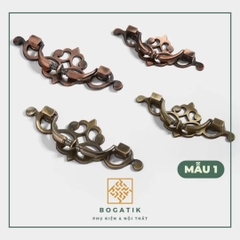 Tay nắm cửa tủ, ngăn kéo, tay nắm cửa gỗ CỔ ĐIỂN chất liệu HỢP KIM màu ĐỒNG tinh tế, thẩm mỹ