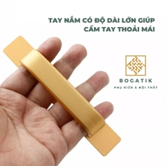Tay nắm cửa tủ ngăn kéo tay nắm tủ bếp dùng keo dính không bắt vít đục lỗ tiện lợi hợp kim nhôm chất lượng tốt