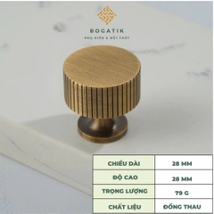 Tay nắm tủ ĐỒNG THAU, tay nắm cửa tủ bếp, tủ quần áo cao cấp, hàng có sẵn DT810