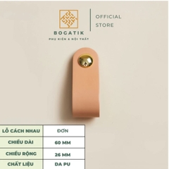 Tay nắm cửa tủ ngăn kéo tay nắm tủ chất liệu da PU cao cấp