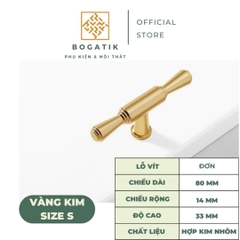 Tay nắm cửa tủ ngăn kéo tay nắm tủ chất liệu hợp kim phong cách Bắc Âu hiện đại