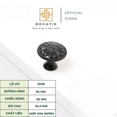 Tay nắm cửa tủ ngăn kéo tay nắm tủ bếp chất liệu hợp kim nhôm phong cách cổ điển tiện lợi