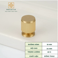 Tay nắm cửa tủ ngăn kéo, tay nắm tủ bếp chất liệu đồng thau cao cấp nhiều mẫu mã kích thước DT02