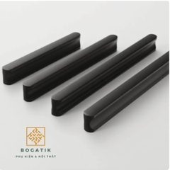 Tay nắm cửa tủ ngăn kéo tay nắm tủ bếp hợp kim nhôm hình chữ I màu vàng kim chất lượng cao