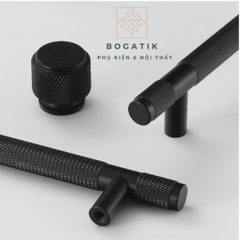 Tay nắm cửa tủ ngăn kéo, tay nắm tủ bếp chữ T hợp kim nhôm màu đen, vàng kim hiện đại mã TN08