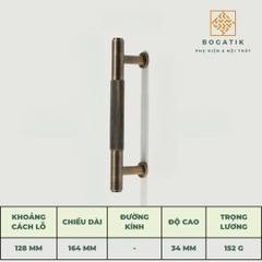 Tay nắm cửa tủ ĐỒNG THAU DT803 DT806, tay nắm tủ bếp, tủ quần áo hàng cao cấp BOGATIK