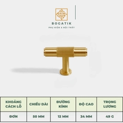 Tay nắm cửa tủ ĐỒNG THAU DT803 DT806, tay nắm tủ bếp, tủ quần áo hàng cao cấp BOGATIK