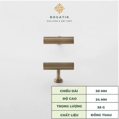 Tay nắm tủ ĐỒNG THAU, tay nắm cửa tủ bếp, tủ quần áo cao cấp, hàng có sẵn DT810