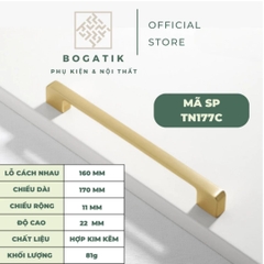 Núm cửa tủ ngăn kéo, tủ bếp hợp kim kẽm màu vàng kim nặng tay, cao cấp và hiện đại