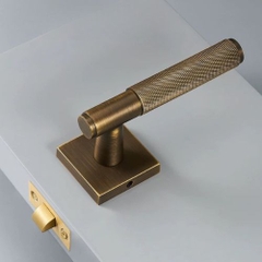 Tay nắm cửa gỗ, khóa cửa phân thể đồng thau cao cấp DR002