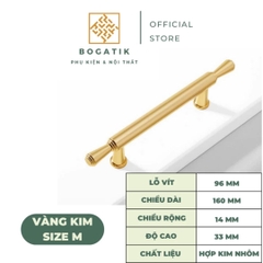 Tay nắm cửa tủ ngăn kéo tay nắm tủ chất liệu hợp kim phong cách Bắc Âu hiện đại