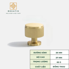 Tay nắm cửa tủ ngăn kéo, tay nắm tủ bếp chất liệu đồng thau cao cấp nhiều mẫu mã kích thước DT02