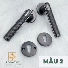 Khóa cửa tay gạt hợp kim kẽm hai màu sang trọng và hiện đại INDIANA