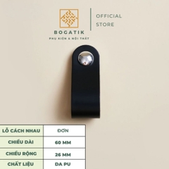 Tay nắm cửa tủ ngăn kéo tay nắm tủ chất liệu da PU cao cấp